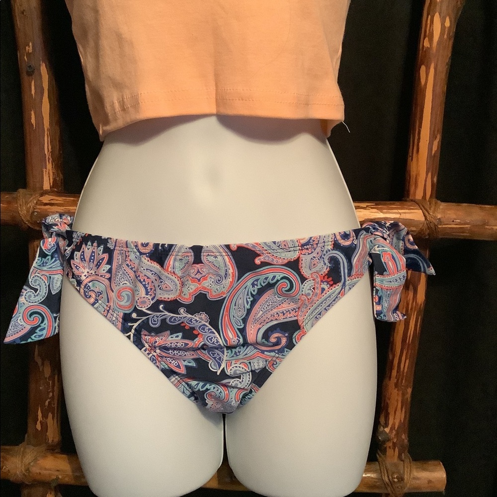 345 Paisley bathing suit bottom